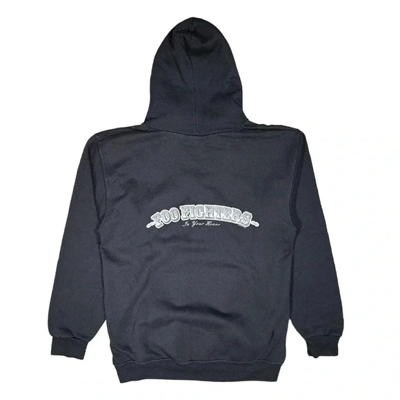 Vintage Y2K Foo Fighters In Your Honor 2005 Full Zip Hoodie Mens Large - Picture 3 of 9